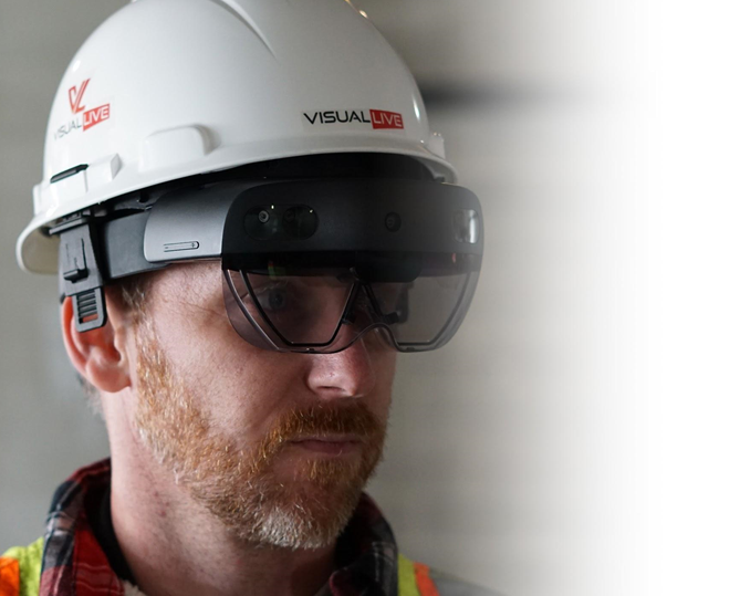 купить крепление VisualLive Hardhat Adapter