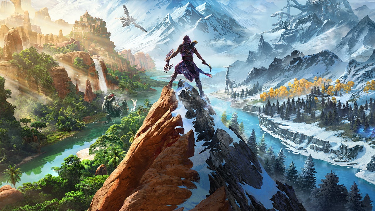 Шлем виртуальной реальности PlayStation VR 2+игра Horizon Call of the mountain Шлем виртуальной реальности PlayStation VR 2+игра Horizon Call of the mountain