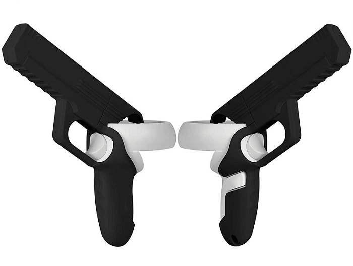 Игровой VR-пистолет для Oculus Quest 2 (черный) Игровой VR-пистолет для Oculus Quest 2 (черный)