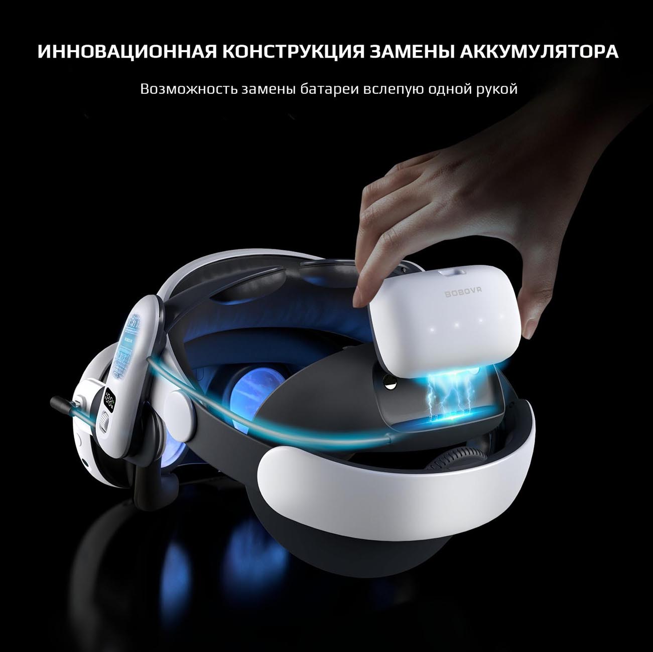 Крепление BOBOVR S3 Pro для Oculus Quest 3