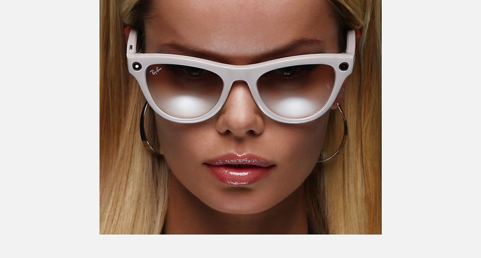 Очки Ray Ban Stories 2-ого поколения Skyler (Shiny Black/Transitions Cerulean Blue)