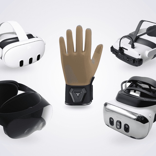 Тактильные перчатки Tactglove DK2 (коричневые) Тактильные перчатки Tactglove DK2 (коричневые)