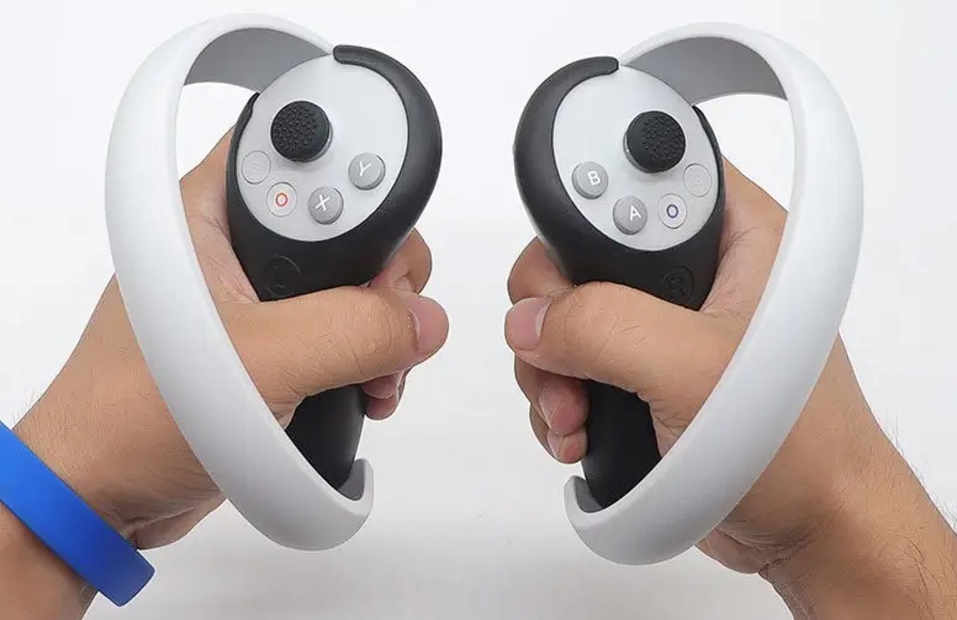 Силиконовые защитные чехлы для контроллеров Pico 4 (черные)