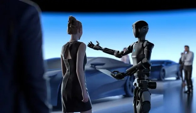 Робот-гуманоид PUDU D9