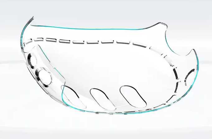 Прозрачный пластиковый защитный чехол для Oculus Quest 3