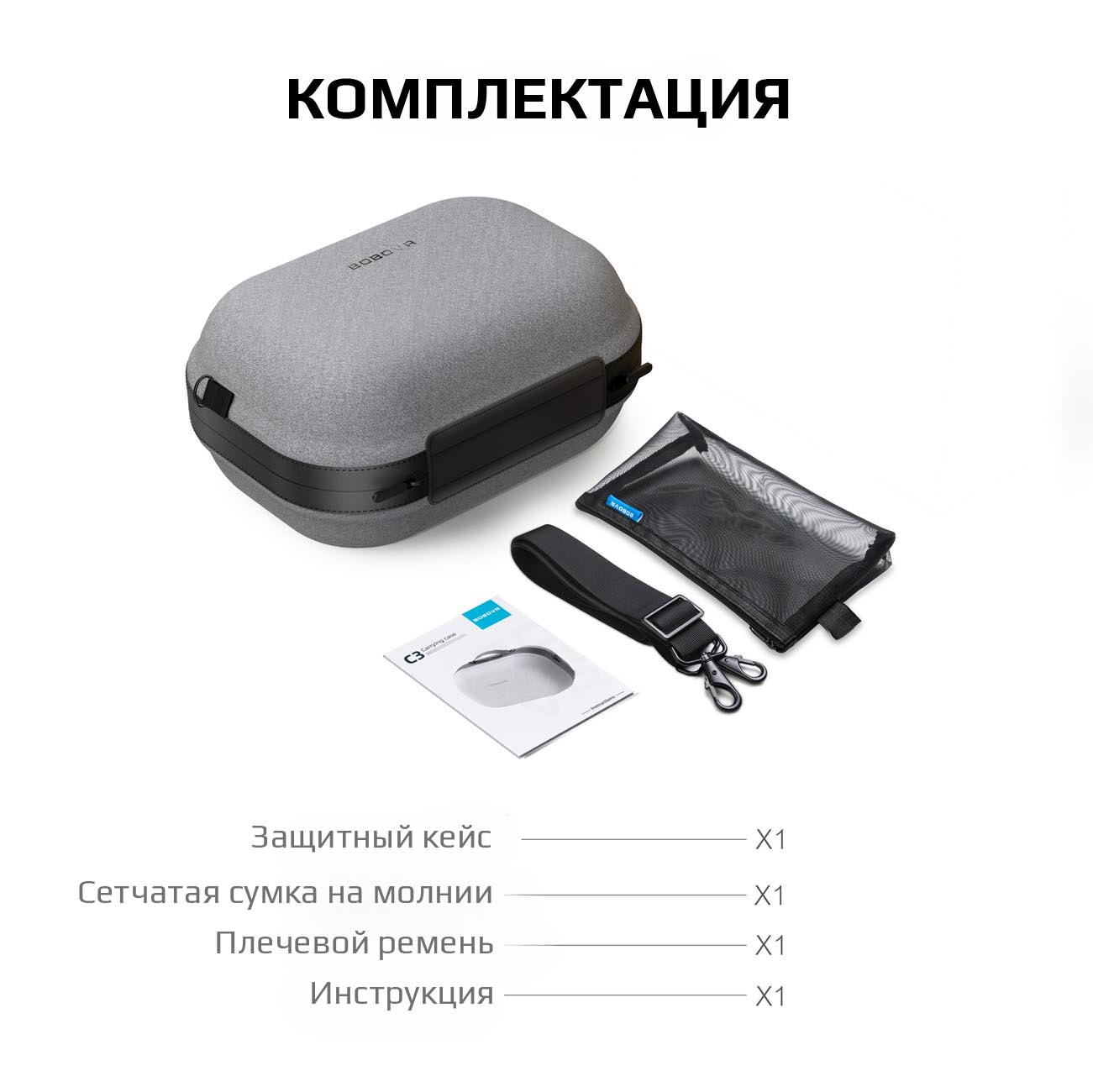 Защитный кейс BOBOVR С3 для Oculus Quest 3