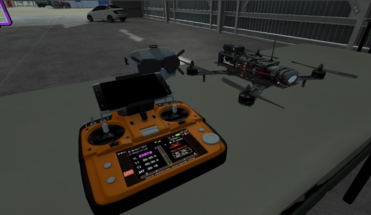 Программно-аппаратный комплекс симулятор БПЛА 