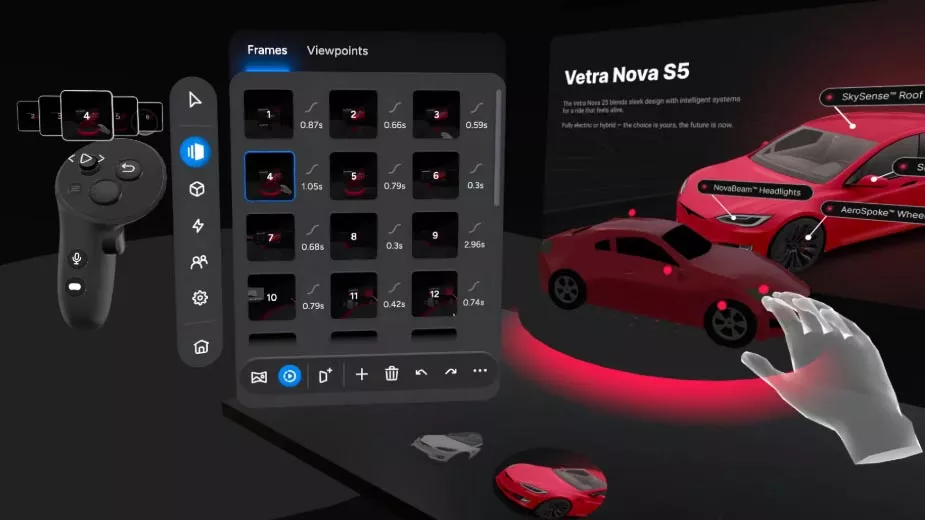 ShapesXR запускает визуальную анимацию — без кода и прямо в браузере