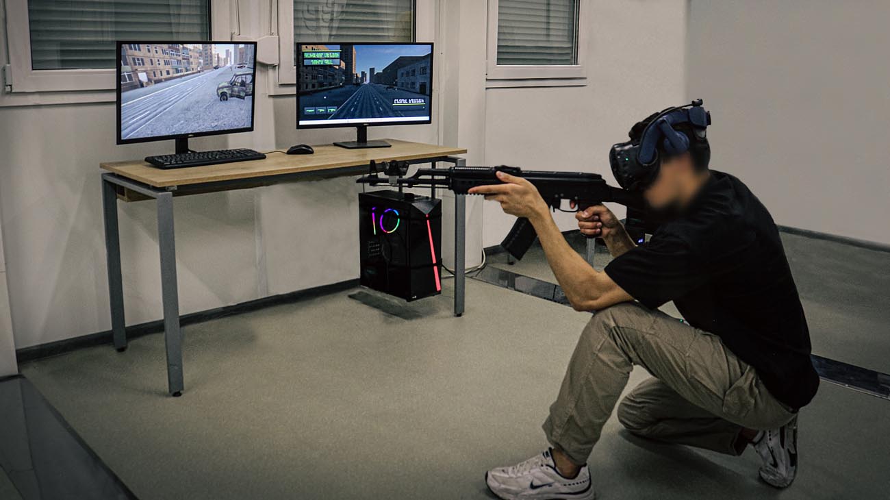 Образовательный комплекс симулятора стрельбы на автомате на базе VR технологий