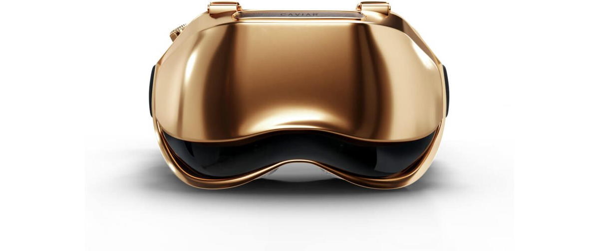 VR/AR Очки Apple Vision Pro в золоте: 39 000 $