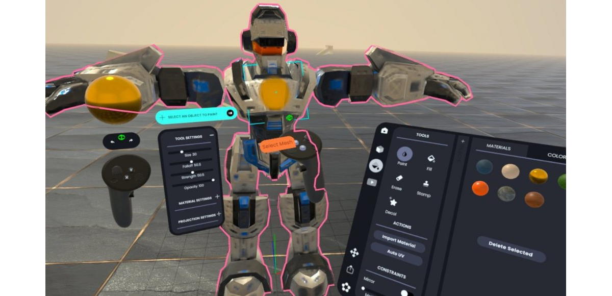 Masterpiece X для создания виртуальной реальности на Quest