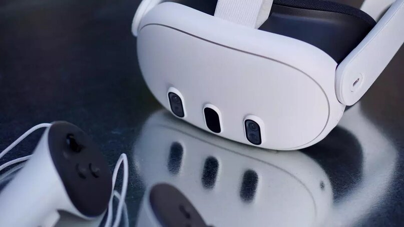 Шлем VR Oculus Quest 3 с функцией отслеживания всего тела