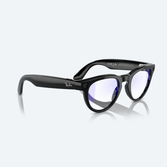 Умные очки Ray Ban Headliner (2-е поколение) Shiny Black/Clear