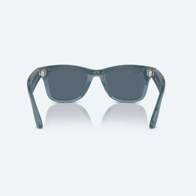 Умные очки Ray Ban Wayfarer (2-е поколение) Matte Jeans Transparent/Dusty Blue