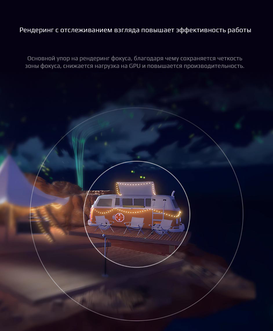 Рендеринг с отслеживанием взгляда повышает эффективность работы