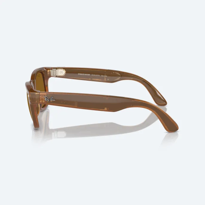 Умные очки Ray Ban Wayfarer (2-е поколение) Shiny Caramel Transparent/Brown