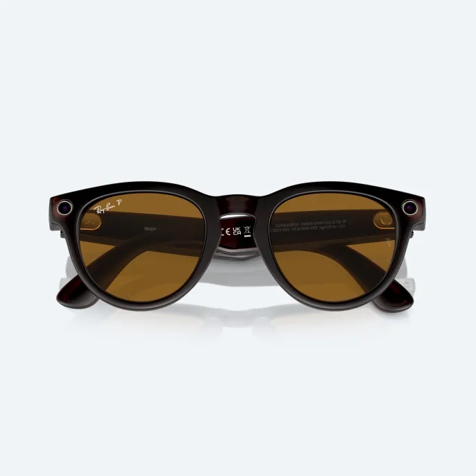 Умные очки Ray Ban Headliner (2-е поколение) Matt Rebel Black/Brown