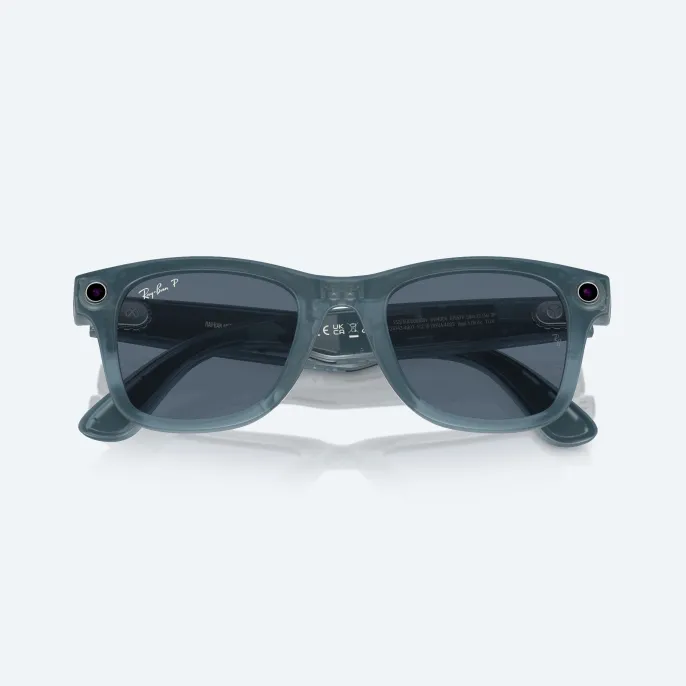 Умные очки Ray Ban Wayfarer (2-е поколение) Matte Jeans Transparent/Dusty Blue