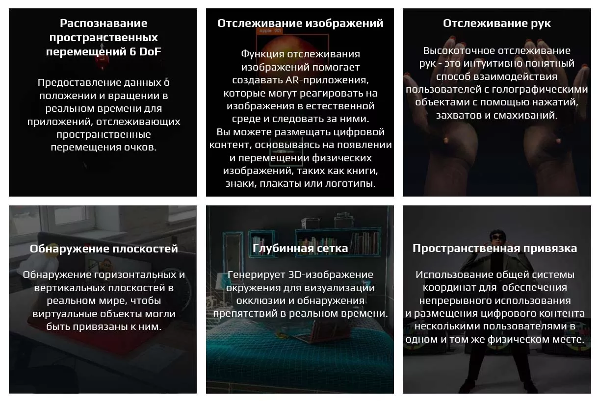 Распознание пространственных перемещений 6 степеней свободы