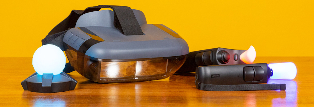 купить AR-очки Lenovo Mirage AR Marvel Dimension of Heroes с контроллерами