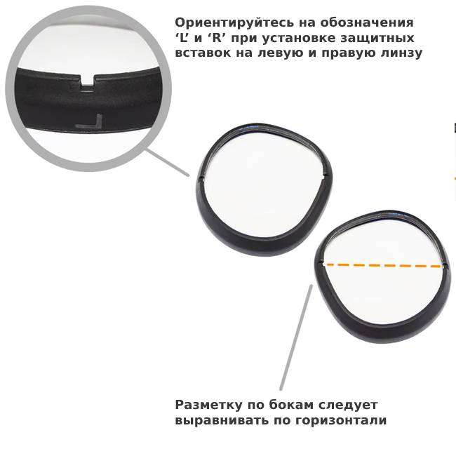 Защитные вставки для линз Oculus Quest 2