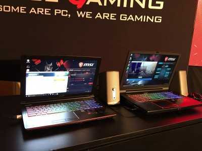 Новые игровые ноутбуки MSI для VR