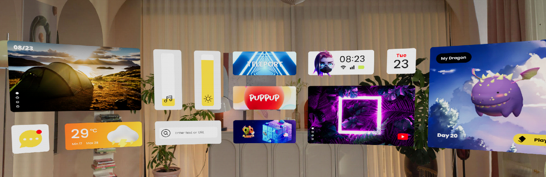 AR среда Nebula