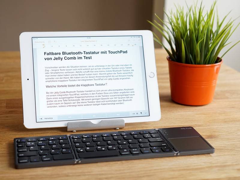 купить складную Bluetooth-клавиатуру с тачпадом