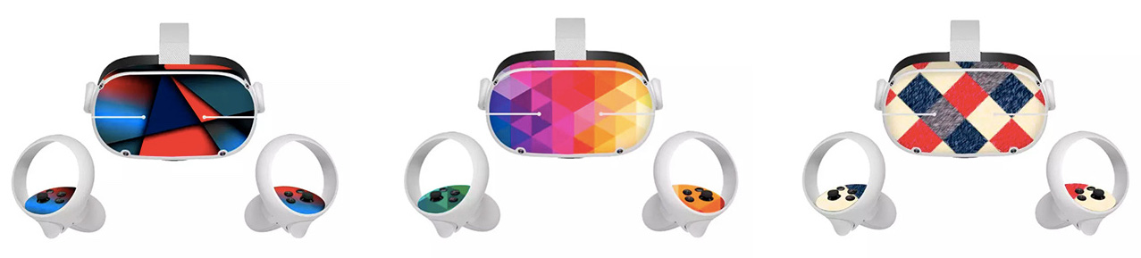 Виниловые наклейки для Oculus Quest 2