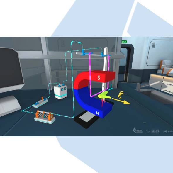 Курс физики в VR «Магнетизм» (бессрочная лицензия)